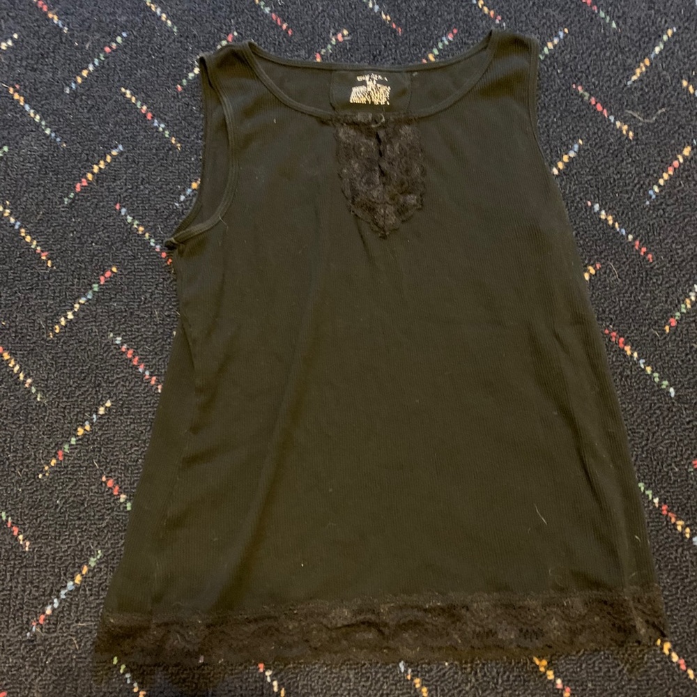 Black Lacey Tank